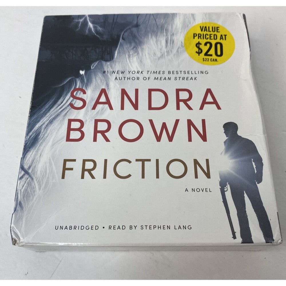 Friction - A Novel By Sandra Brown CD Compact Disc Audiobook New Stephen Lang